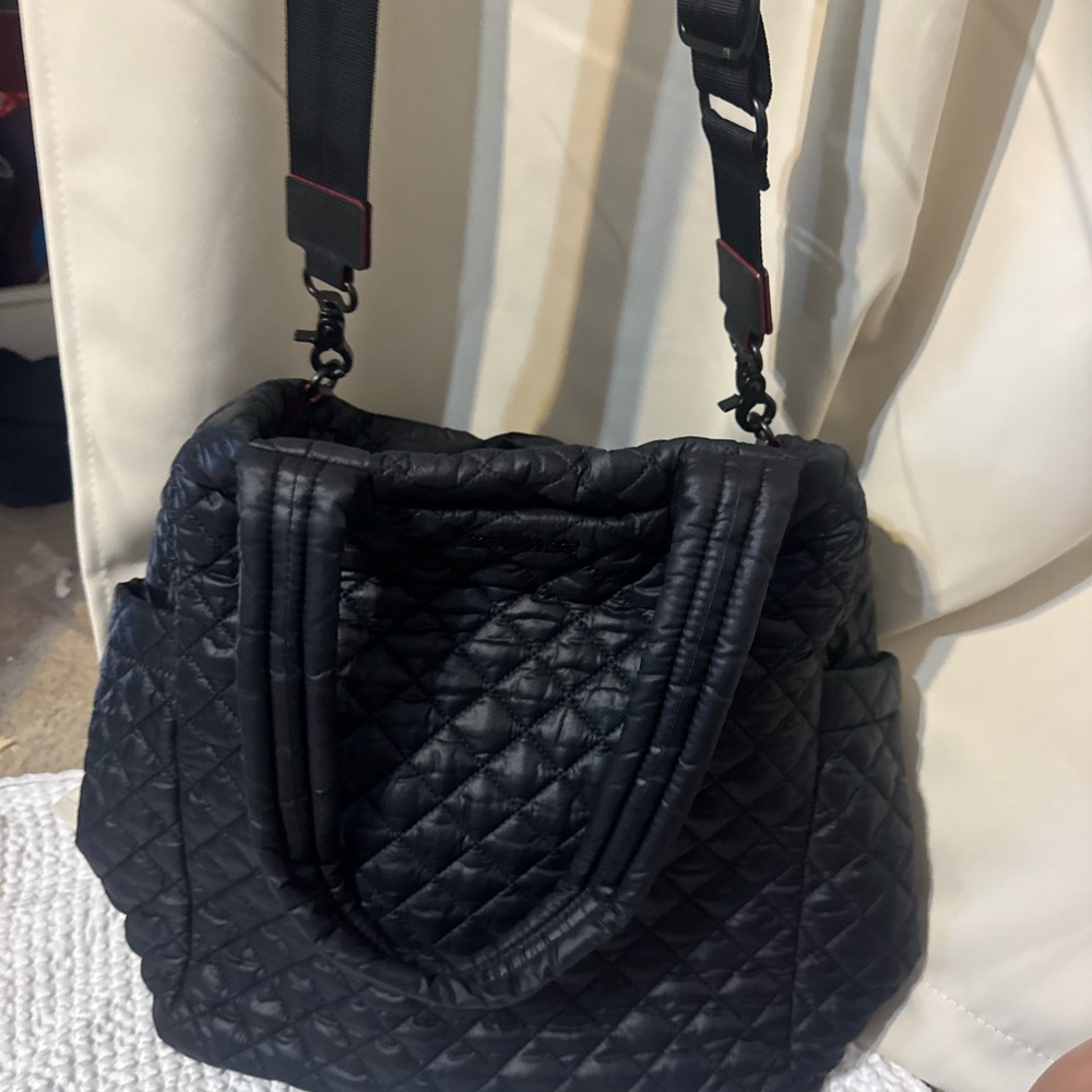 MZ Wallace Black Quilted Shoulder Bag
